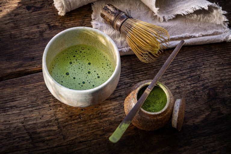 Japanse matcha thee